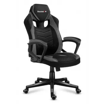 Huzaro FORCE 2.5 GREY MESH Gaming krēsls ar sieta sēdekli Pelēks, Melns