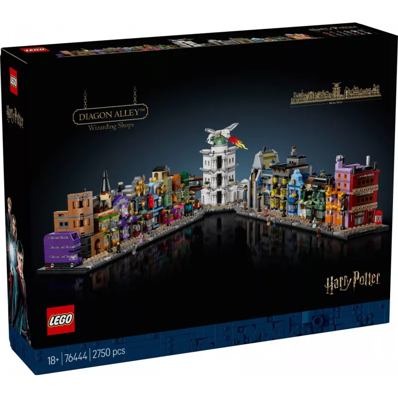 LEGO HARRY POTTER 76444 Cūkkārpas Ciemata Burvju Veikali