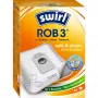 Putekļu maisiņš robotputekļsūcējam MELITTA Swirl ROB 3, 4 gab., koka krāsas iepakojums