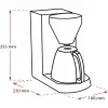 MELITTA Enjoy Therm - Kafijas automāts - 12 tasītes