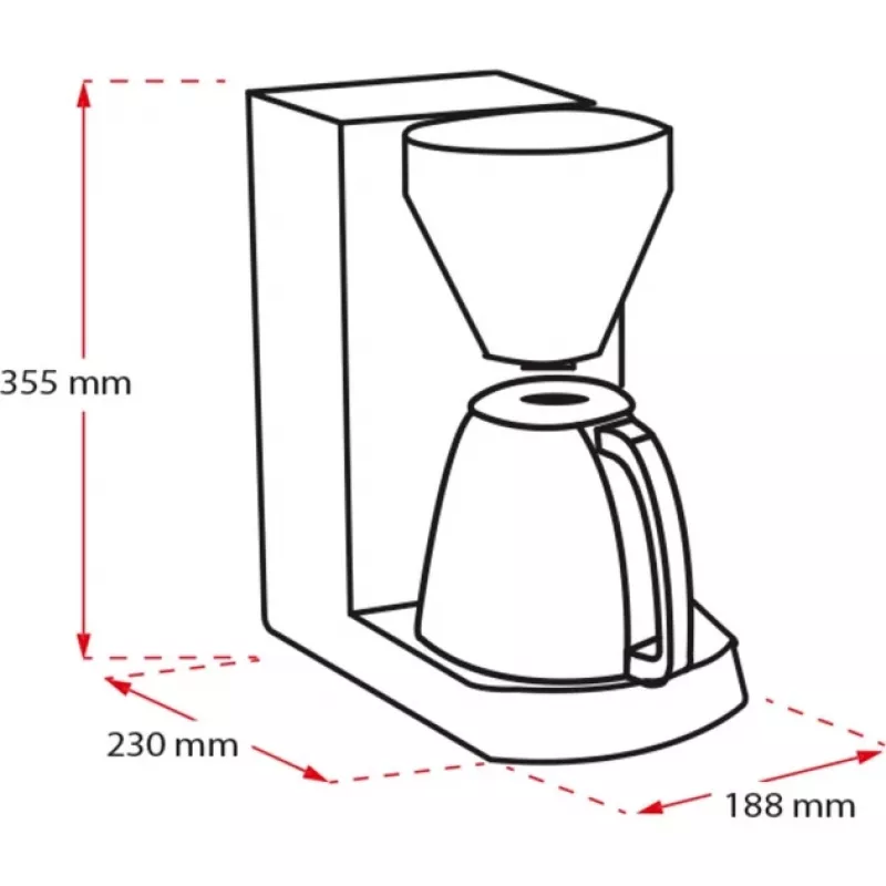 MELITTA Enjoy Therm - Kafijas automāts - 12 tasītes