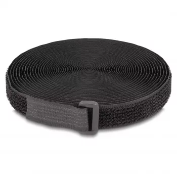 DeLOCK Līm- un āķsiksna 5m x 20mm melna Neilons