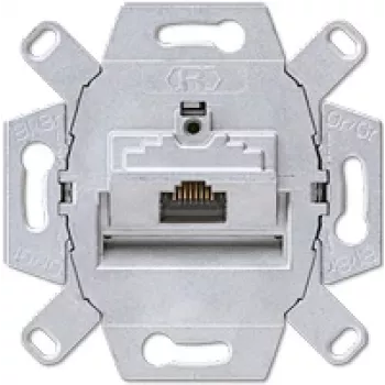 JUNG UAE 8 UPOK6 - RJ-45 ligzda, 6.a kategorija, sudraba