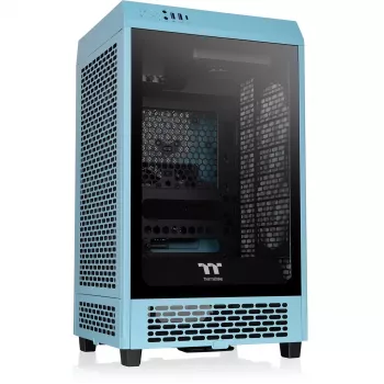 Thermaltake The Tower 200 tirkīza korpuss ar rūdītu stiklu