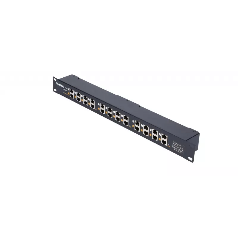 Extralink Gigabit PoE Injectors 12 Porti 12x 1000Mb/s RJ45, Rackmount