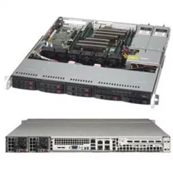 Super Micro Supermicro SC113M FAC2-R804CB - 1U statīva korpuss - ATX - SATA/SAS - Karstā maiņa - 800W - Melns (CSE-113MFAC2-R804CB)