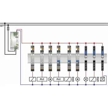 Phoenix Contact Termoaizsardzības slēdzis 250 V AC 10 A TCP 10A 20 gab. (0712314)