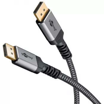 Goobay 75681 - DisplayPort 2.1 kabelis 8K 120 Hz 54 Gbit/s - kabelis - digitāls/video/displejs