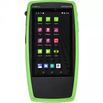 NetAlly AirCheck G3 PRO bezvadu testeris — trijos joslu Wi‑Fi diagnostikas ierīce