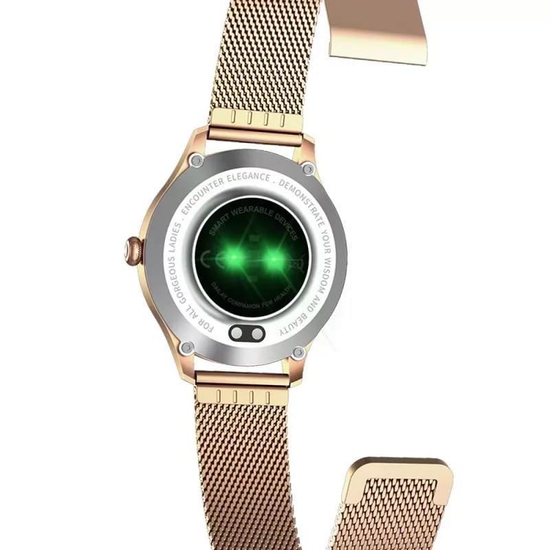 Viedpulkstenis MaxCom FW42 GOLD Zelts