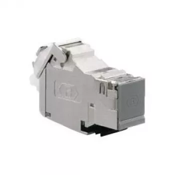 Rutenbeck UM-Cat.6A Pelēka RJ-45 kontaktligzda