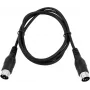MIDI kabelis Omnitronic 5-pin, 6 m garš