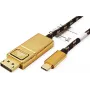 ROLINE 11.04.5849 USB-grafikas adapteris 4096 x 2560 pikseļi Melns - Zelts