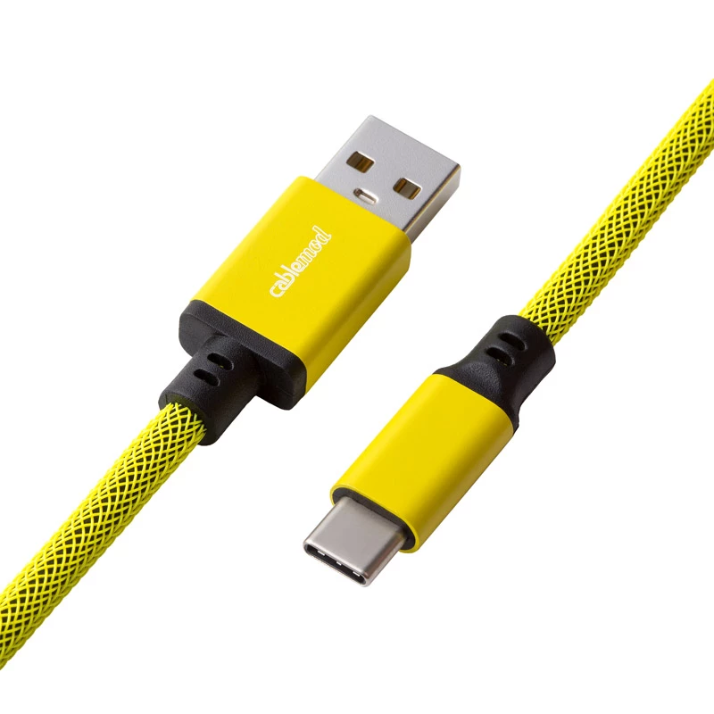Cablemod CM-CKCA-CY-KY150KY-R USB kabelis 1,5 m USB A USB C Dzeltens (CM-CKCA-CY-KY150KY-R)