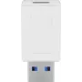 Microconnect USB3.0ACFW dzimuma maiņas adapteris USB A uz USB C, balts