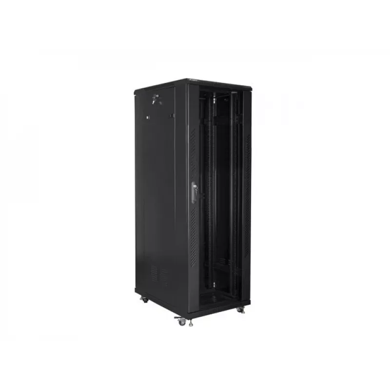 Lanberg FF01-8847-12B stāvošais skapis 47U 19 inch 800x800mm melns