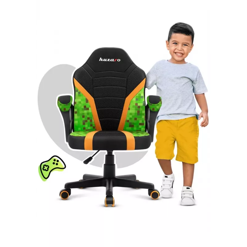 Spēļu krēsls bērniem Huzaro Ranger 1.0 Pixel Mesh