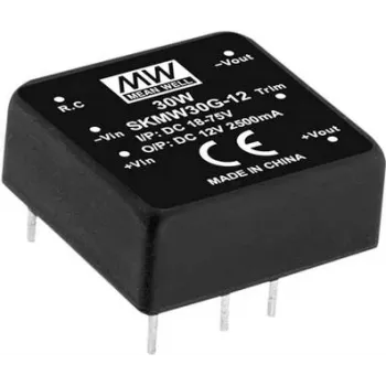MEAN WELL SKMW30G-03 līdzstrāvas pārveidotājs, 30 W, ieeja 18–75 V