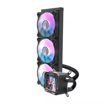 Darkflash DV360S CPU ūdens dzesētājs 360mm radiators, RGB apgaismojums, melns