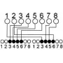 ShiverPeaks 75002 Cat 5e Ethernet RJ45 savienotājadapteris tīkla pagarināšanai