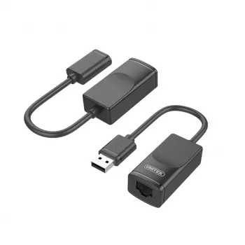 Tīkla kabelis UNITEK Y-UE01001 Dokstacija/Portu replikators USB 3.0 60m Melns