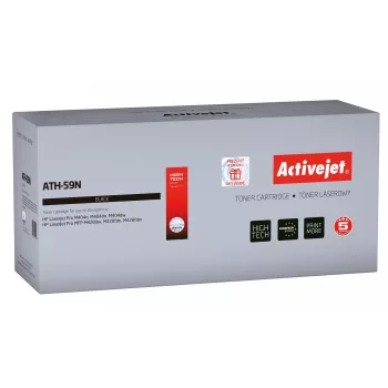 Tonera kasetne ActiveJet ATH-59N aizstāj HP 59A CF259A, melna, 3000 lpp., iebūvēta bungas, viens iepakojums