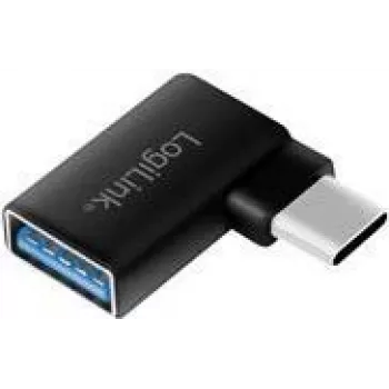 Logilink USB-C (Tēviņš) leņķa uz USB (Mātīte) adapteris - USB 3.2 Gen 1 - 5 V - 3 A - Melns (AU0055)