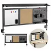 Galda starpsiena ergo office ER-300 B, platums 1250 mm, maksimālā slodze 10 kg