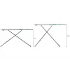Pilna izmēra gludināmais dēlis Vileda — nerūsējošā tērauda kājas 1200×380 mm augstums 75–96 cm salokāms gludekļa turētājs