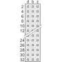SCHROFF Blade Strip - Sloksne DIN 41612 SIEM (69001851)