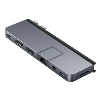 HyperDrive DUO PRO 7-in-2 USB-C Centrmezgls MacBook Air/Pro (2016-2020)
