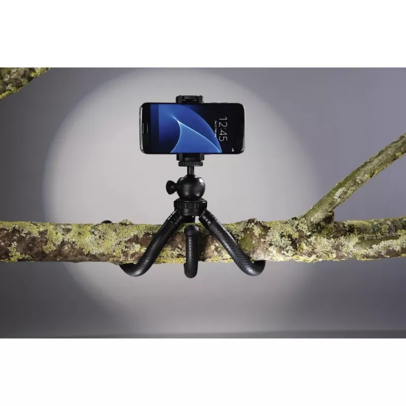 Hama FlexPro statīvs viedtālrunim/akcijas kamerai 3 kājas Melns