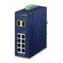 Pārvaldāms slēdzis PLANET IGS-4215-8T2S IP30 L2/L4 8 porti Gigabit Ethernet 10/100/1000