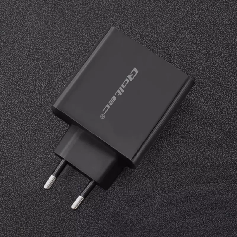 Barošanas adapteris QOLTEC 51717 45W 20V 3A AC iekštelpu lādētājs viedpulkstenim, melns
