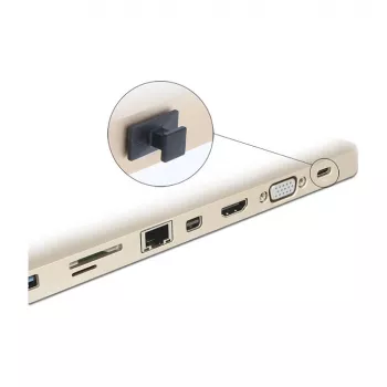 USB Type-C ligzdas aizsargvāciņš DeLOCK 64015 (10 gab.)