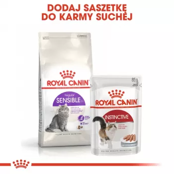 Sausā kaķu barība Royal Canin Sensible 33 Adult 2 kg – vistas garša, 33% proteīns, 22% tauki, gremošanas atbalsts