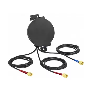 Antena DeLOCK LTE MIMO GNSS 3 x SMA spraudnis RG-174 3 m āra melna