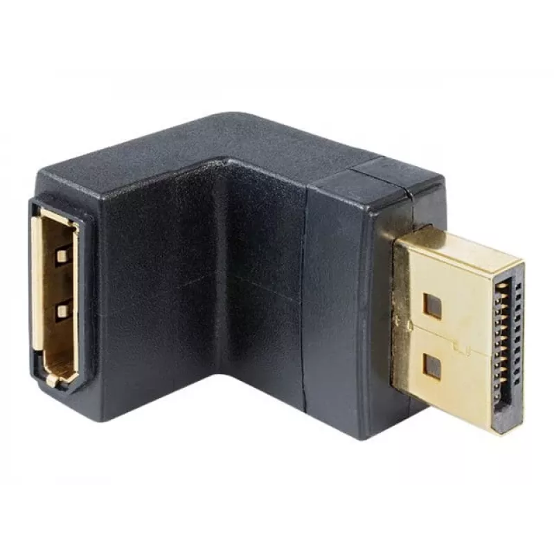 DELOCK 65382 DisplayPort dzimuma mainītājs, 90° uz leju
