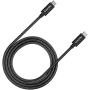 CANYON UC-44 USB4 TYPE-C kabelis 40G 1m 5A 240W melns