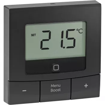 eQ-3 AG Homematic IP HmIP-WTH-B-A sienas termostats, RF, 869,65 MHz, antracīts, IP20, 250 m, LCD
