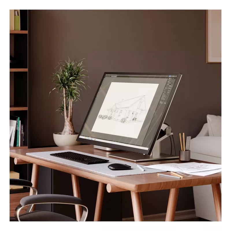 Alogic TFT 32 Clarity Touch 4K monitors ar skārienekrānu, iebūvētu tīmekļkameru un salokāmu statīvu