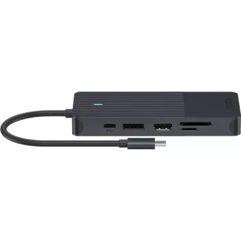 Rapoo UCM-2006 Daudzportu saskarnes adapteris 3-5 mm, DisplayPort, HDMI, RJ-45, USB 3.2 Gen 1, USB Type-C (00217693)