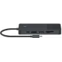 Rapoo UCM-2006 Daudzportu saskarnes adapteris 3-5 mm, DisplayPort, HDMI, RJ-45, USB 3.2 Gen 1, USB Type-C (00217693)