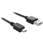 USB kabelis DeLOCK 3m USB 2.0 A - mini USB vīriešu/vīriešu