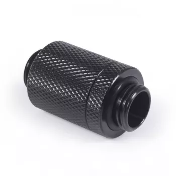 Alphacool ES D-Plug 25,5 mm G1/4 AG uz G1/4 AG - Deep Black (17580)