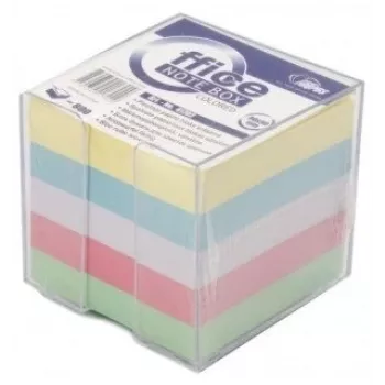 Piezīmju blociņš Forpus 9x9 cm, jaukts sortiments, nelīmēts, ar vāku (800) 0716-007