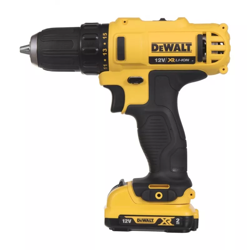 DeWALT DCD bezatslēgas 10,8V bezvadu urbjmašīna-skrūvgriezis Li-Ion, Eiropas kontaktdakša