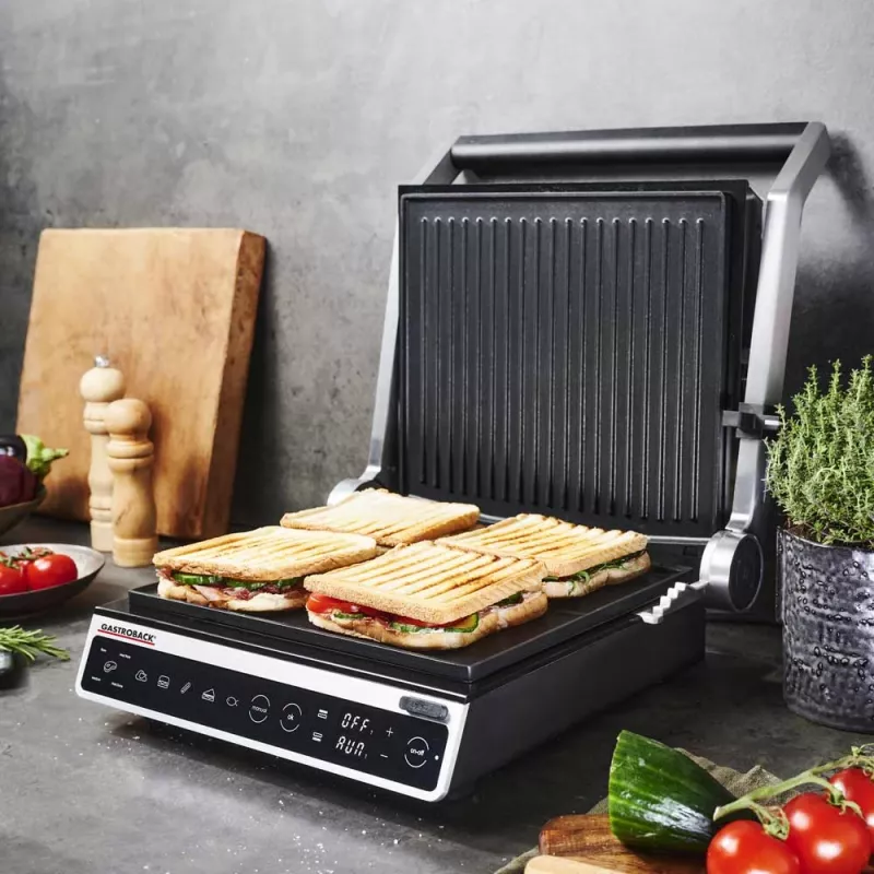 Elektriskais kontakta grils Gastroback Design BBQ Advanced Smart