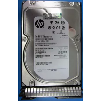 Hewlett Packard Enterprise 702661-001 iekšējais cietais disks 3.5 inch 2000 GB SATA