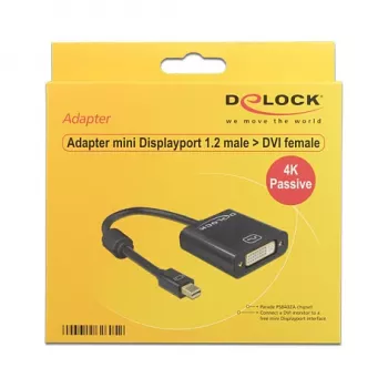 Video kabeļa adapteris DeLOCK 62605 Mini DisplayPort uz DVI-I 0,2m